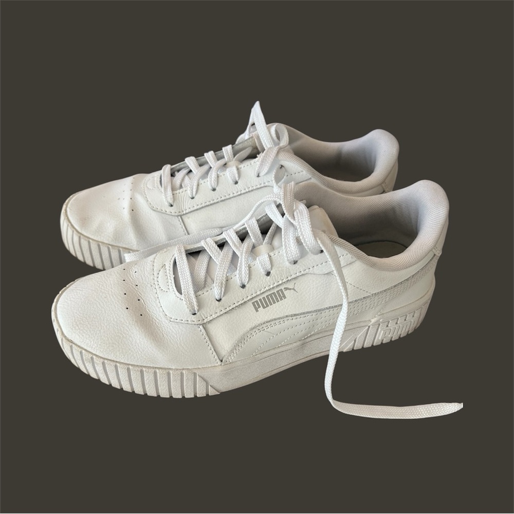 Puma Carina 2.0 White Low-Top  Sneakers Women’s 9.5 - Picture 14 of 14